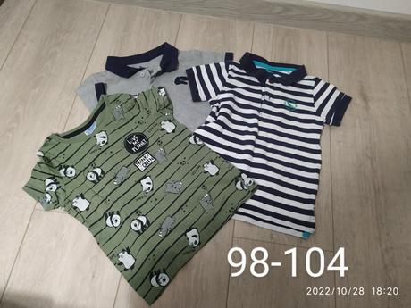 Balík tričiek (98-104) - 3 ks, 86–98