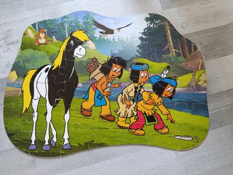 Obojstranné podlahové puzzle yakari,