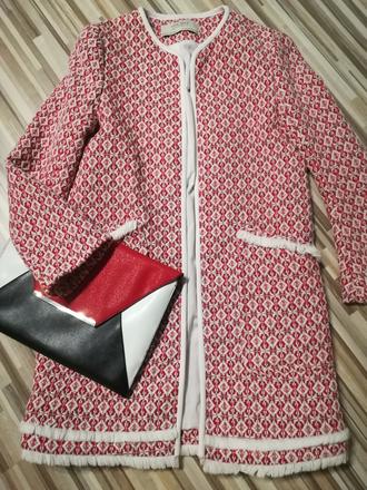 Žakarový kabátik, zara,s