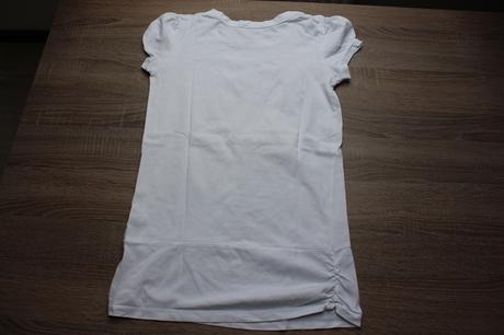 Biele tričko s nášivkou, orsay, s