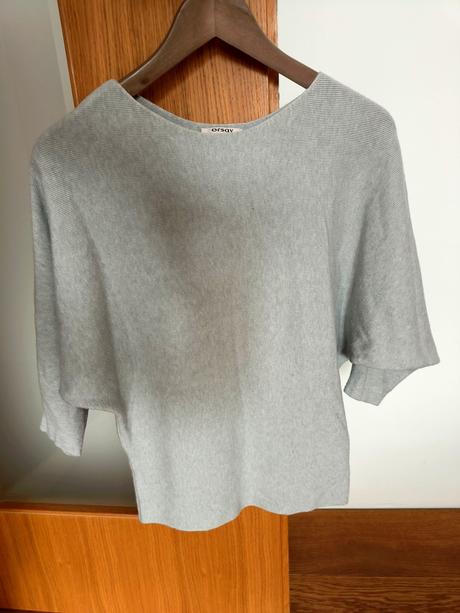 Pulover s netopierými rukávmi z viskózy, orsay,s