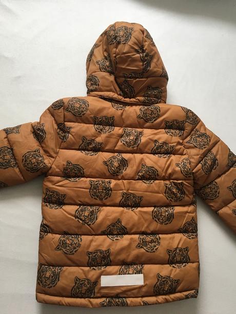 Bunda zimná značková vodoodpudivá teplá, h&m,128