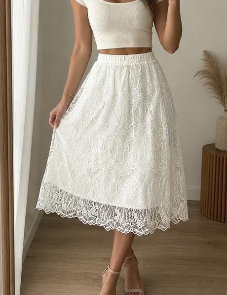 Čipkovana sukňa, dorothy perkins,l
