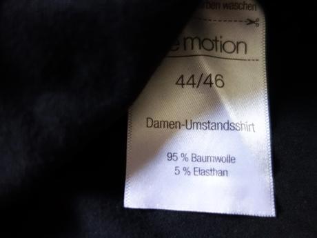 Tehotenské tričko blue motion 44/46, 44