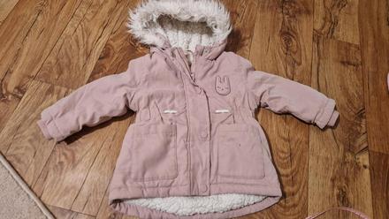 Zateplená bundička 9-12m, fox & bunny,80