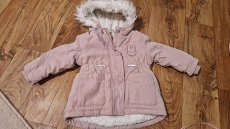 Zateplená bundička 9-12m, fox & bunny,80