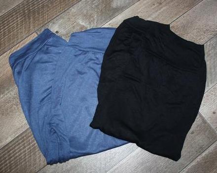 2x 3/4 štvrťové nohavice uni veľkosť, m