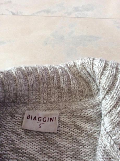 Melírovaný sveter na zips s/m, m