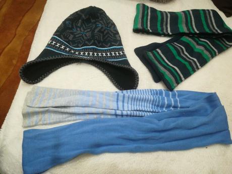 Frajersky set čiapka a 2 šál, 140