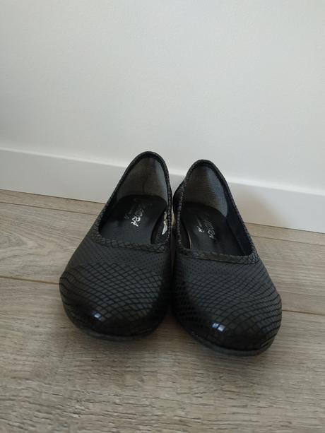 Cierne vzdusne kozene balerínky, vel. 38, 38