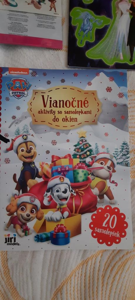 Maľovanky, nálepky, 