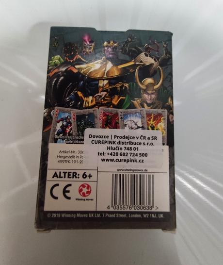 Marvel universe hracie karty winning moves,