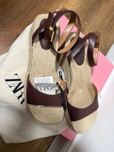 Zara sandále na platforme, zara,39