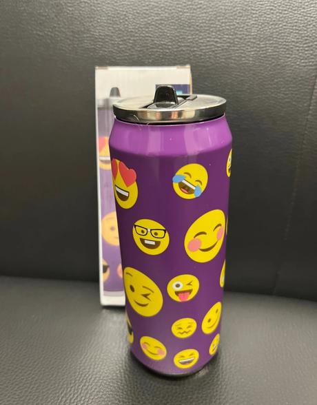 Nová nerezova termoflasa so slamkou 500 ml, 