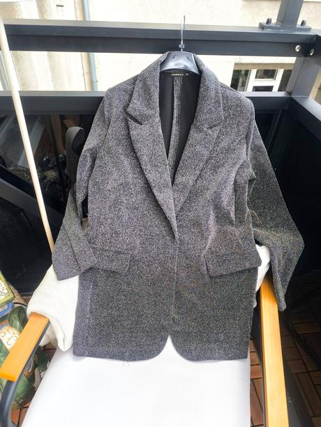 Trblietavé oversize sako, s