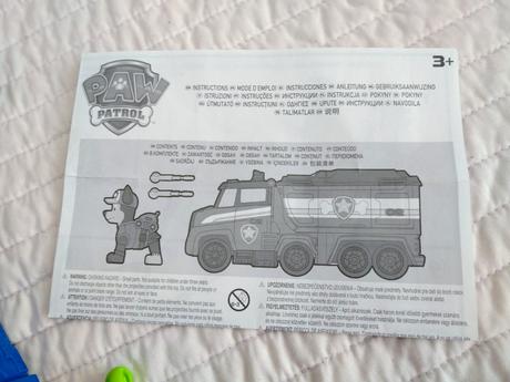 Transformačné auto chase s krabicou,
