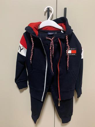 Tmavomodrá detská tepláková súprava, 104