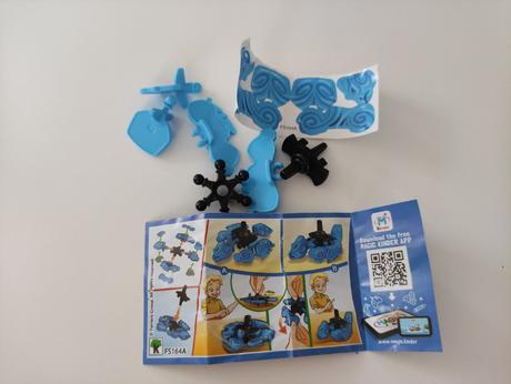 Vrtulky a tabulky z kinder, 