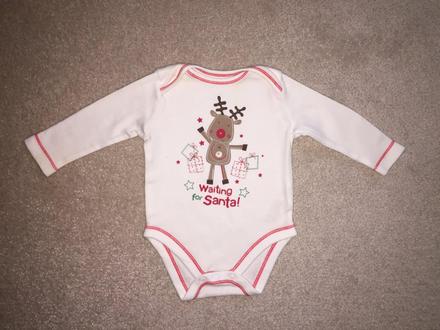 Vianocne bodynko - f&f - 3-6m, f&f,68
