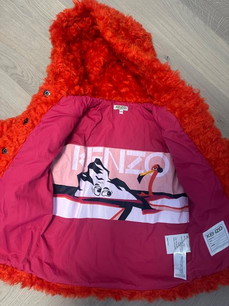 Kenzo červený kabátik, 110