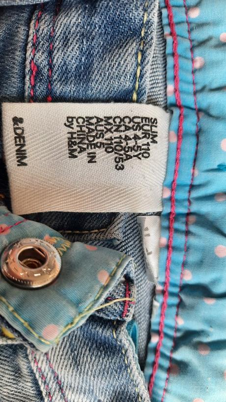 Dievčenské rifle my little pony, denim,110