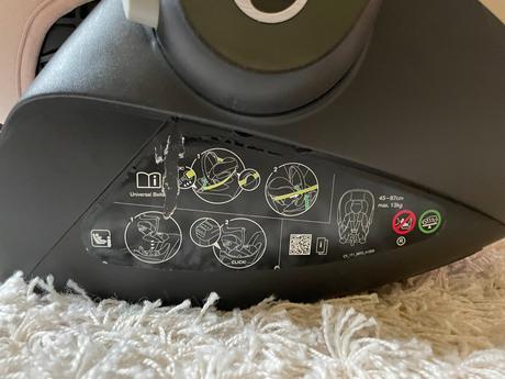 Predám cybex cloud t i-size plus peach pink, cybex