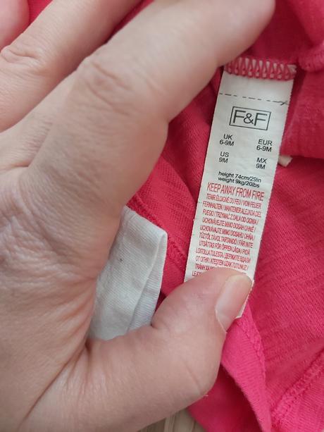 Tričká 4 ks, f&f,74