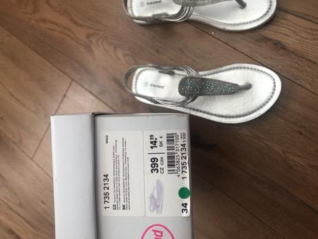 Dievcenske sandalky deichmann, deichmann,34