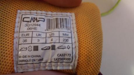 Turistická obuv cmp top stav, 36