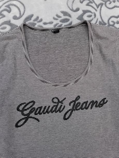 Gaudi jeans pruhované elastické dámske tricko, gaudi,m