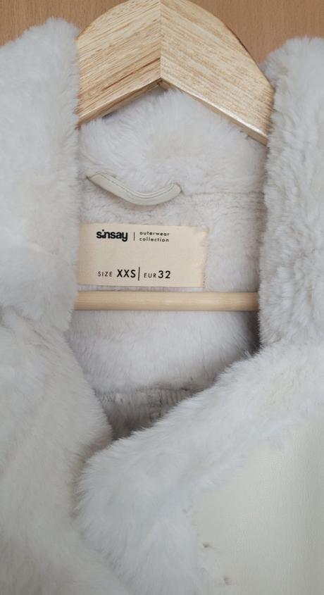 Kožušinová bunda, sinsay,xs