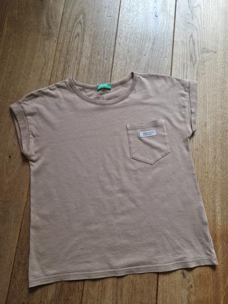 Organicka bavlna tricko 140 na 8-9 rokov, benetton,134