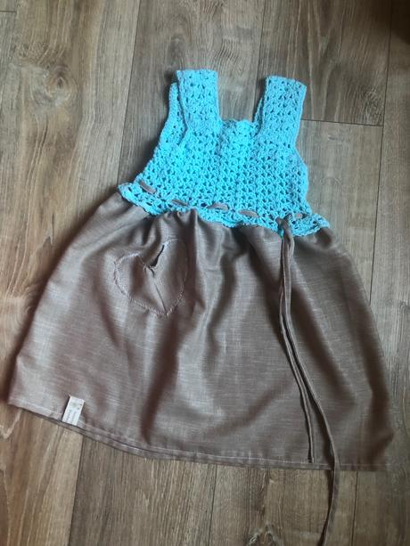 Hand made šaty vel 104, 104