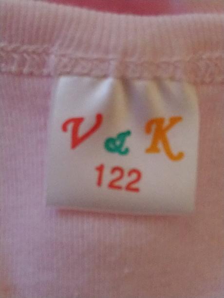 Dievčenské ružové tielko s motívom happy, v&k, 122, 122