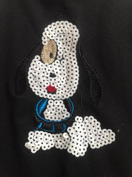 Tričko s aplikáciou psíka, s