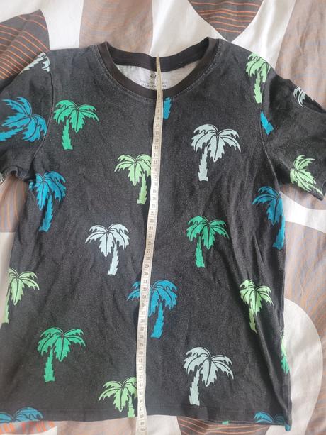 Tricka dvojicky motív palma, h&m,122
