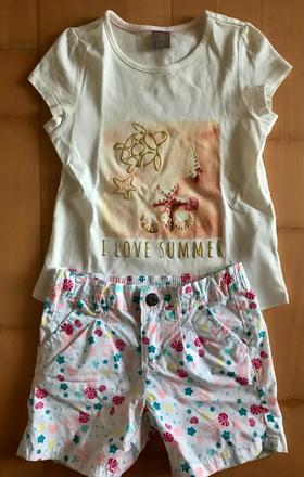 Šortky 116 a tričko 116, 116