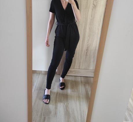 Čierny dlhý overal, gate,s / xs