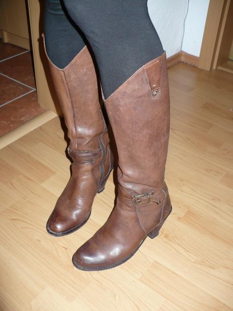 Koženné čižmy buffalo london, 36