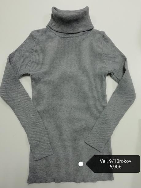 Vrúbkovaný svetríkový rolák, 140