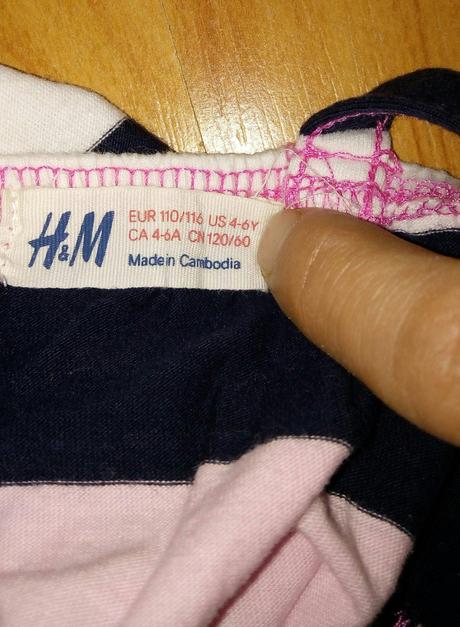 Tielko 110/116, h&m,110