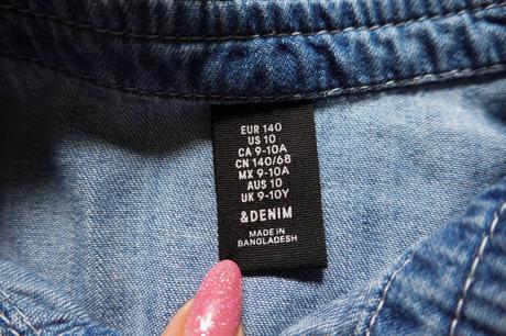 Mäkká riflová košela h&m, h&m,140