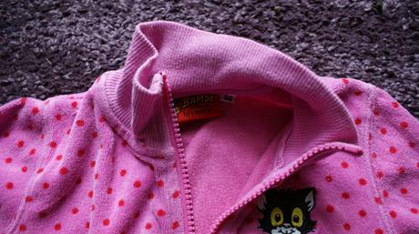 Bodkovana mikinka na zips bamse, lindex,86