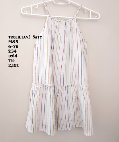 Tenké šaty, marks & spencer,122