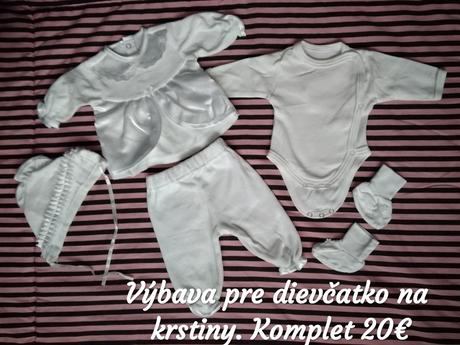 Výbava pre dievčatko, krstiny, <50