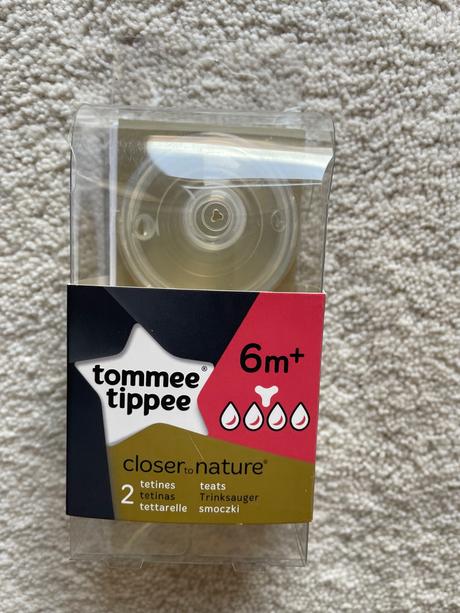 Náhradné cumkliky k fľaši, tommee tippee