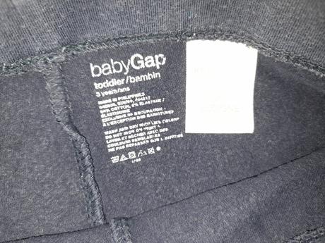 Tenké legínky s vyšívanou aplikáciou, gap,104