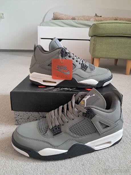 Air jordan 4 cool gray - nove s visačkou nike, nike,45