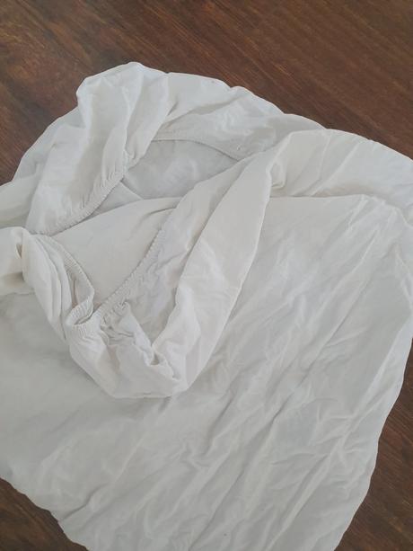 Plachta biela bio bavlna do postielky, šírka (cm): 50,dĺžka (cm): 110