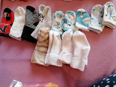 Ponozky 13ks od najmenších, 